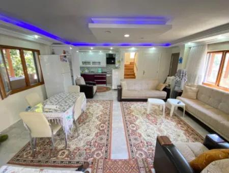 Single Detached Large Garden In Doğanbey 3 1 Villa For Sale Without Expense