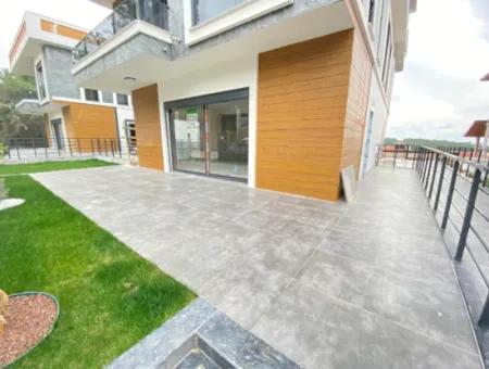 3 1 Villa For Sale In Ozdere With Underfloor Heating Detached Fuıı Sea View