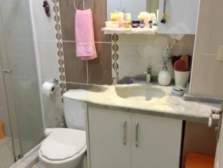 2 1 Apartment For Sale In Ürkmez With 350Mt Garden To The Sea In The Center