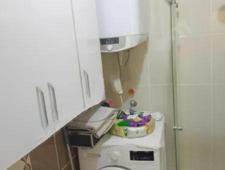 2 1 Apartment For Sale In Ürkmez With 350Mt Garden To The Sea In The Center