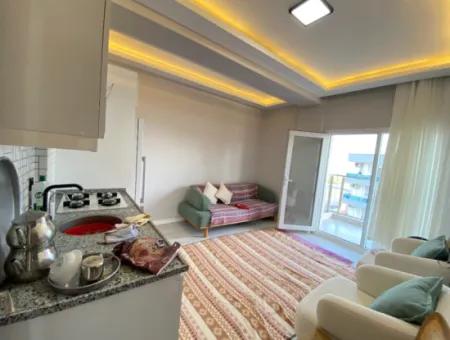 1 1 Apartment For Sale In Gümüldür With Full Sea Elevator