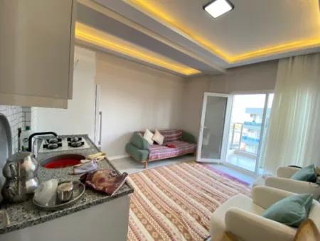 1 1 Apartment For Sale In Gümüldür With Full Sea Elevator