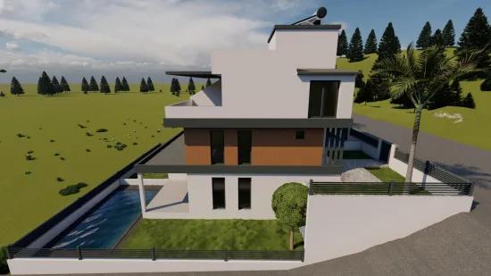 Завершён проект Сеферихисар Atatürk Mh., Полностью с видом на море, 352 участков земли для продажи
