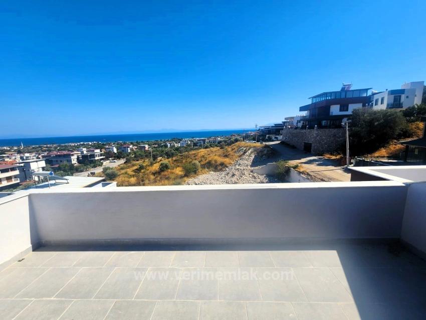 Seferihisar Atatürk’te Full Deniz Manzaralı, Sıfır, Köşe Satılık 3+1 Villa! 🌊