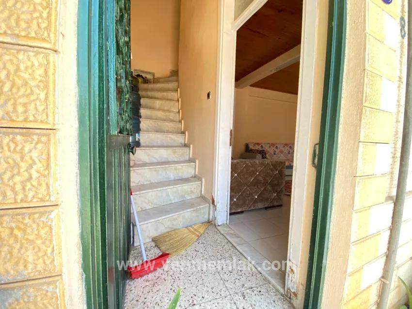 Seferihisar Mersinalanı'nda denize 350m, net 100m² ferah 2+1 günlük daire