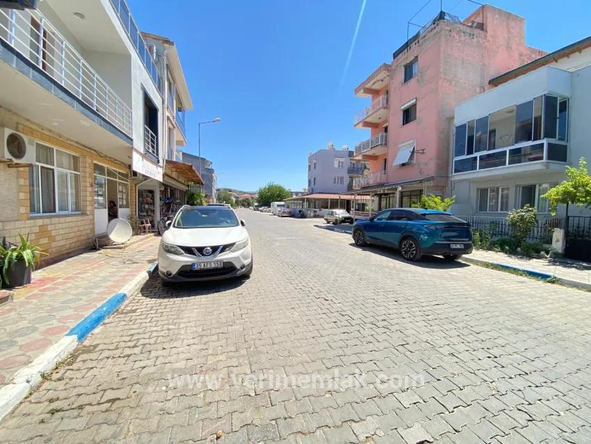 Seferihisar Mersinalanı'nda denize 350m, net 100m² ferah 2+1 günlük daire