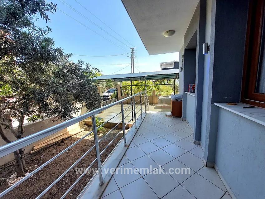 İzmir Seferihisar Doğanbey deniz manzaralı satılık 3+1 yazlık villa –
