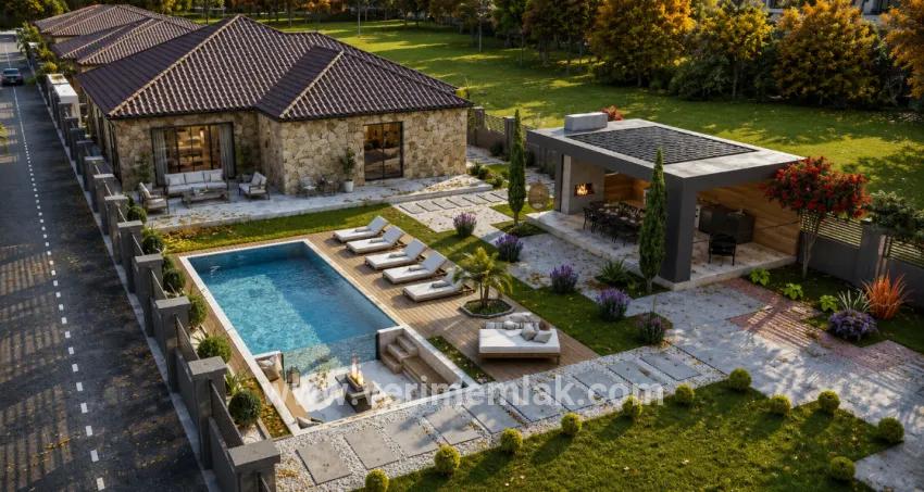Doğanın Huzuru, Modern Mimarinin Konforu ve Mahremiyetin Satılık 3+1 Villa
