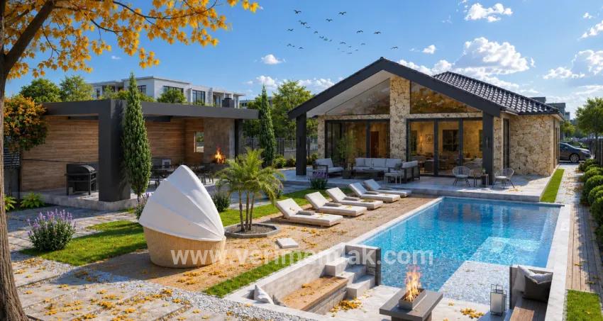 Doğanın Huzuru, Modern Mimarinin Konforu ve Mahremiyetin Satılık 3+1 Villa
