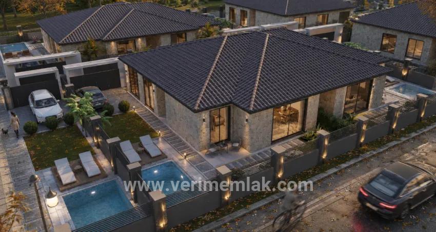 Doğanın Huzuru, Modern Mimarinin Konforu ve Mahremiyetin Satılık 3+1 Villa