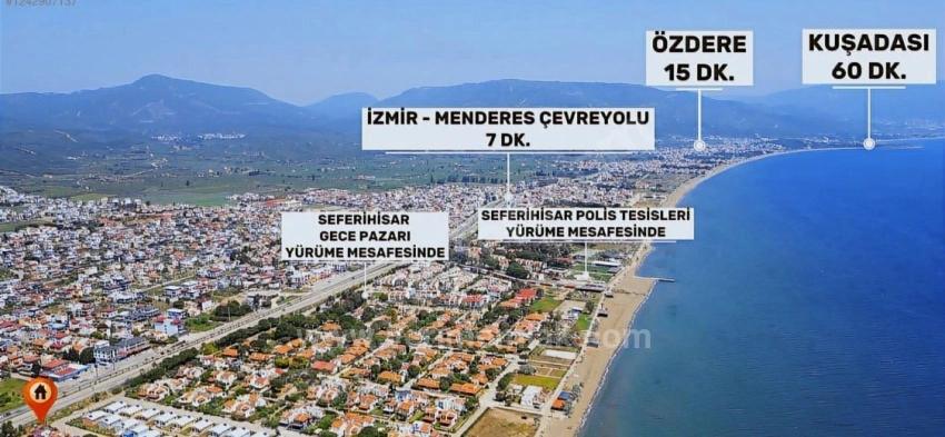 Seferihisar’cumhuriyet Mahallesi, Meltem Tur Sitesi Deniz Tarafında Satılık 4+1 Villa