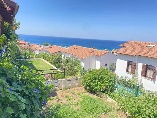 Seferihisar Atatürk'te, denize 250m, full manzaralı ve geniş bahçeli 2+1 fırsat villası