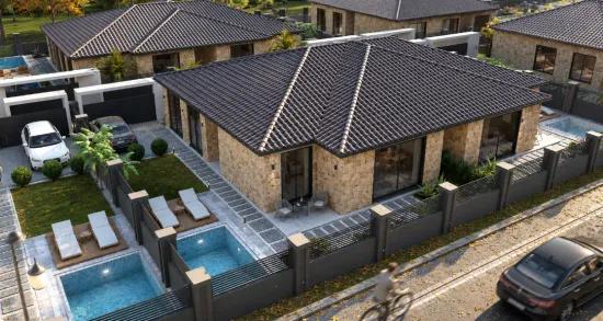 Doğanın Huzuru, Modern Mimarinin Konforu ve Mahremiyetin Satılık 3+1 Villa
