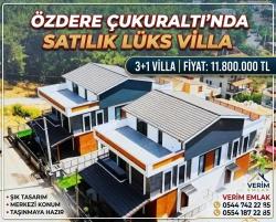 Menderes Çukuraltı Mahallesi’nin Modern Lüks: Full Deniz Manzaralı, Satılık 3+1 Villa