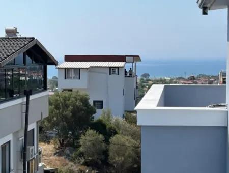 Doğanbey De Mustakil Geneş Bahçeli Full Daniz Manzarlı Satılık 3+1 Villa