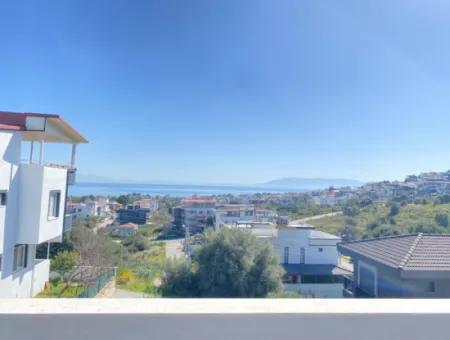 Doğanbey Full Deniz Manzaralı Yerden Isıtmalı Satılık 5+1 Villa